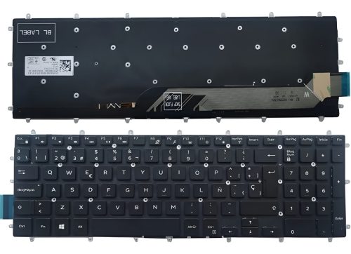 Teclado Dell Inspiron G3-3579 3779 3583 G5 5587 G7 7588 Negr