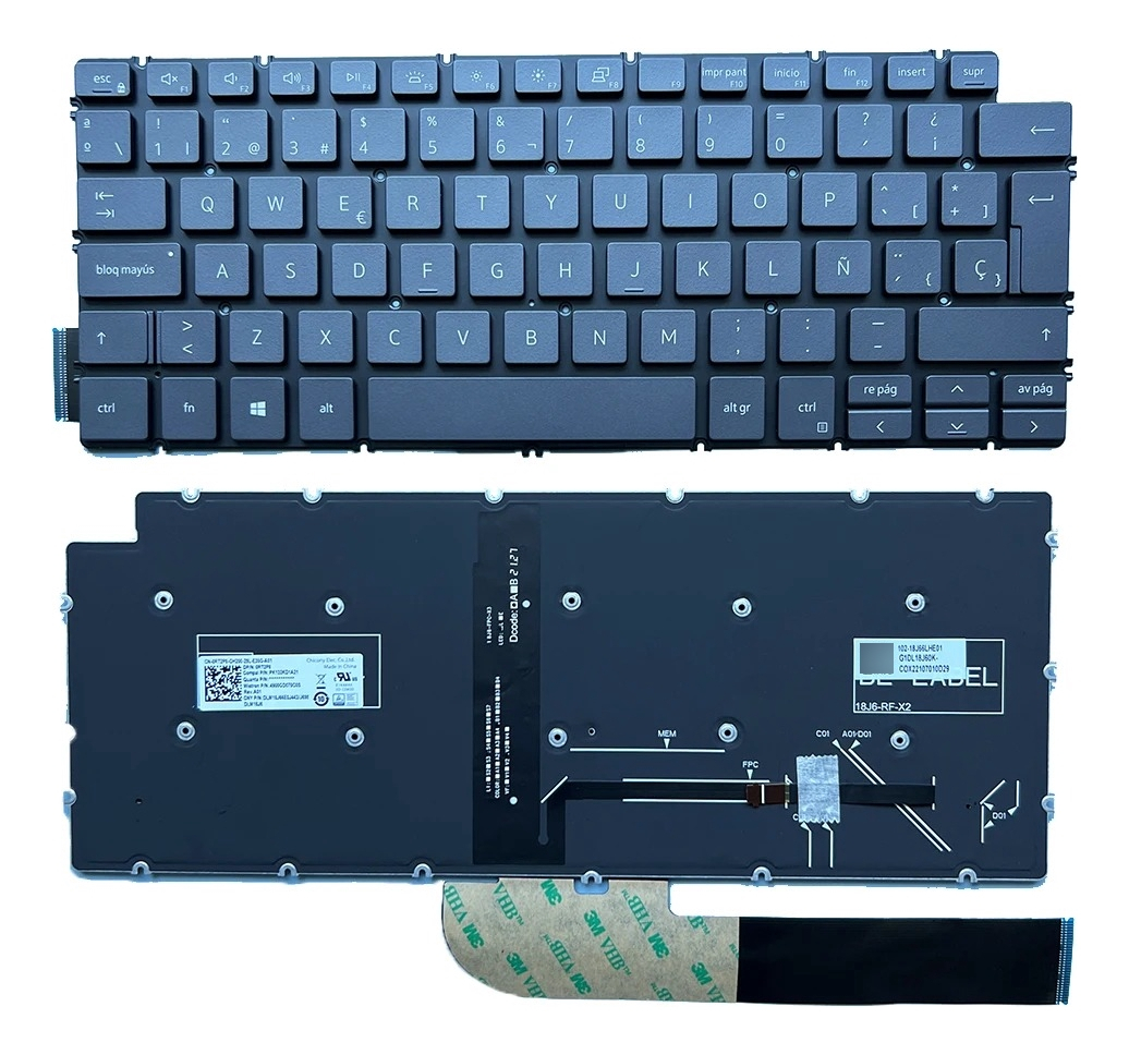Teclado Dell 14 E3401 E3410 E3301 E3310 E3311 Retroilumin...