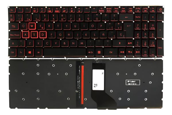 Teclado Acer Nitro 5 An515-51 -52 -53 -41 -42 -31 Esp/ Nuevo
