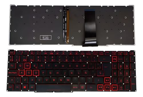 Teclado Acer Nitro 5 An515-43 An515-54 -55 / An715-51 Nuevo
