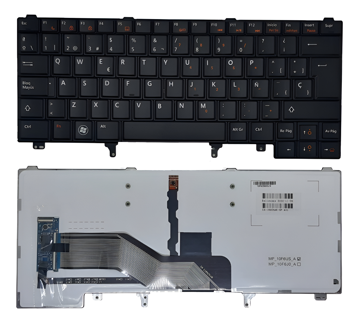 Teclado Dell E5420 E5430 E6320 E6330 E6420 E6430 Retroilum..