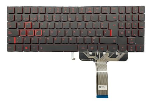 Teclado Lenovo Legion Y520 Y520-15ikb Y720 Y720-15ikb R720 Color Negro / Rojo Idioma Español España
