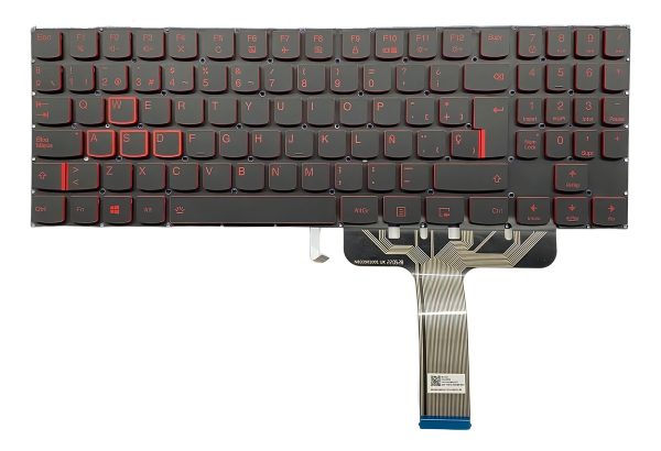 Teclado Lenovo Legion Y520 Y520-15ikb Y720 Y720-15ikb R720 Color Negro / Rojo Idioma Español España