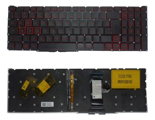 Teclado Iluminado Para Portátil Acer Nitro 5 An515-55 56 57