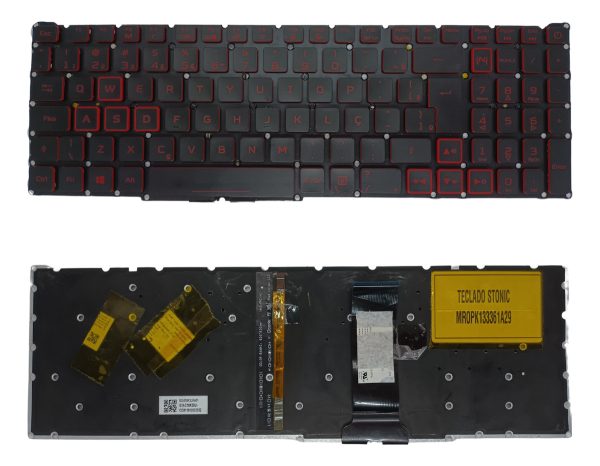 D_791033-MLU78191377491_082024-F.jpg Teclado Iluminado Para Portátil Acer Nitro 5 An515-55 56 57