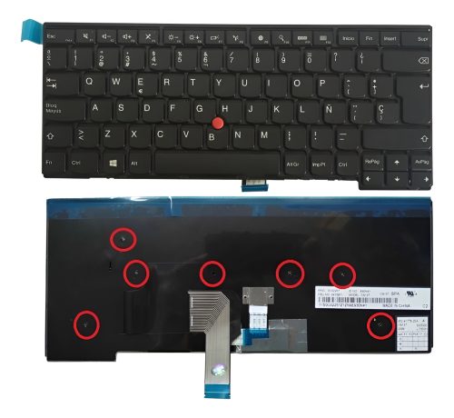 D_800575-MLC89908472990_082025-F.jpg Teclado Lenovo Thinkpad T431s T440 T440e T440p T440s T450 T.