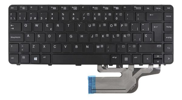 Teclado Hp Probook 430 440 G3 G4 445 446 644 G3 640 645 G2 Color Negro