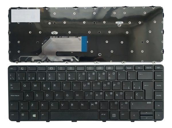 Teclado Hp Probook 430 440 G3 G4 445 446 644 G3 640 645 G2 Color Negro
