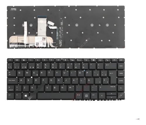 Teclado Hp Elitebook X360 Hp Folio 1040 G4 G5 Retroiluminado