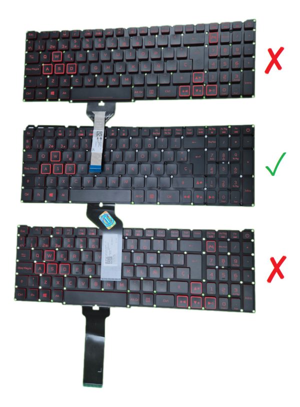 Teclado Acer Nitro 5 An515-51 -52 -53 -41 -42 -31 Esp/ Nuevo