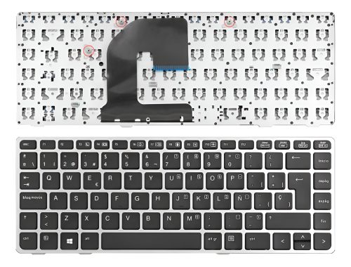 Teclado Hp Probook 6460b 6465b 6470b 6475b Nuevo/ Con Marco