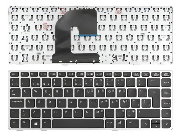 Teclado Hp Probook 6460b 6465b 6470b 6475b Nuevo/ Con Marco