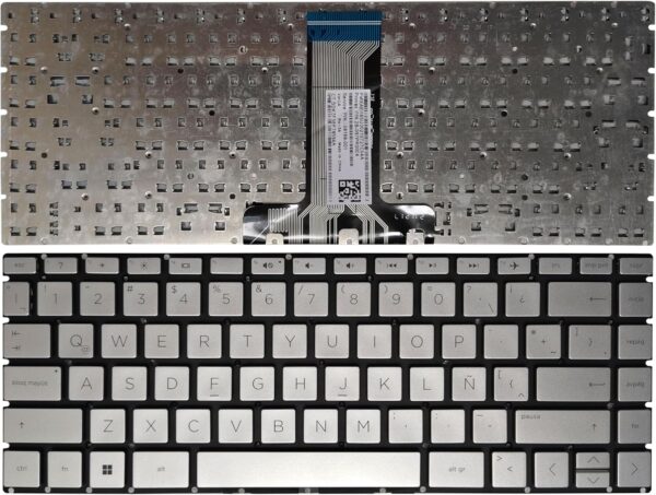 81evioX0DZL._AC_SL1500_ Teclado Para Notebook Hp 14-cf 14s-cf 14-dk 240 G8 G9 245 G8 G9 Plateado