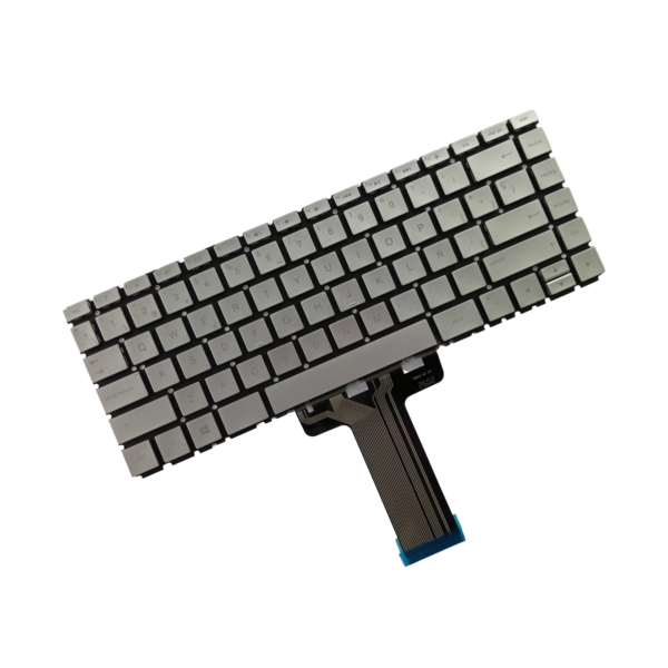 HP_240_G9_S_HP25 Teclado Para Notebook Hp 14-cf 14s-cf 14-dk 240 G8 G9 245 G8 G9 Plateado